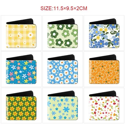 Floral Pattern Flower-Themed Wallet