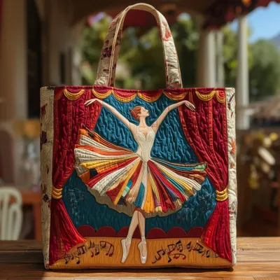 2026 New-Style Digital-Print Quilted Tote Bag
