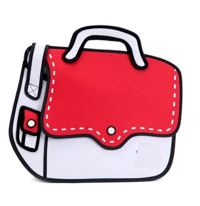 2D Cartoon Crossbody Bag Professional-Style