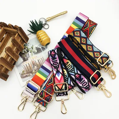 Adjustable diagonal bag wide shoulder strap