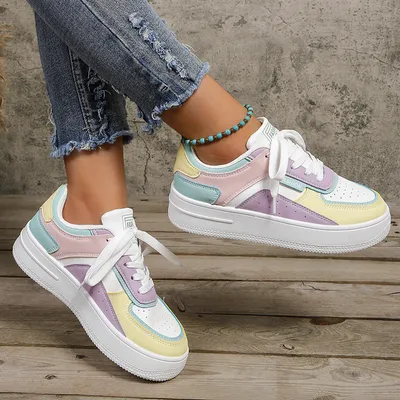 Womens Fashionable Casual Breathable Non-slip Sneakers