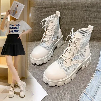  New Apring And Summer Thin Net Boots