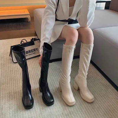  New Korean Platform High Heel Boots