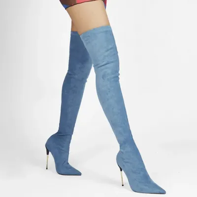 Cross-border Foreign Trade Womens Autumn Winter Sexy Suede Boots