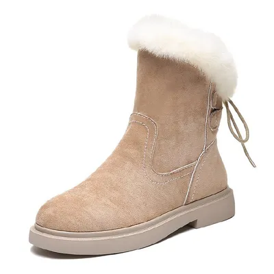 Add velvet thickened bottom for lady's boots