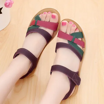  summer new mom"s sandals for middle-aged and old people