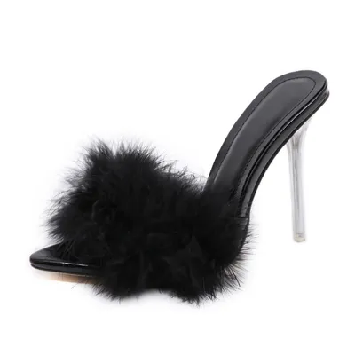  High Heels Pointed Toe Stiletto Comfortable Sandals And Slippers