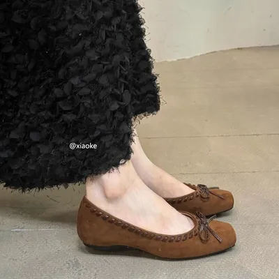 2026 New Spring & Autumn Women's Mary Jane Shoes, Retro Hidden Heel Flats, Niche Shallow Mouth Slip-on Granny Shoes