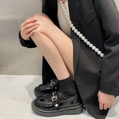 2026 Autumn New Women Versatile Loafers, British Style Slip-On Pumps,Leather Shoes