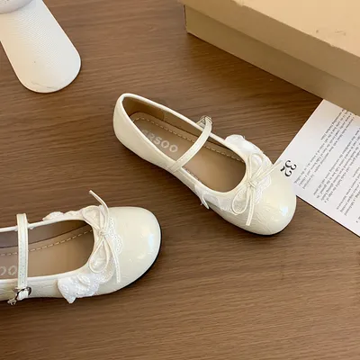 2026 New Trendy Women's Bow Mary Jane Flats, Fairy Style Ballet Shoes