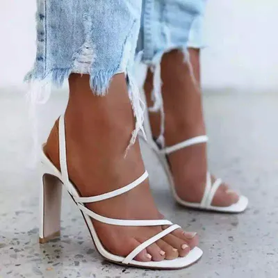  Summer New Thick Heel Women's Sandals And High Heels