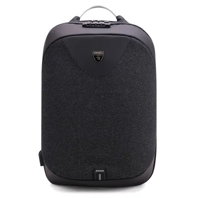 Cross border men's double shoulder bag multi function anti-theft 15.6 inch computer package British bag leisure business bag
