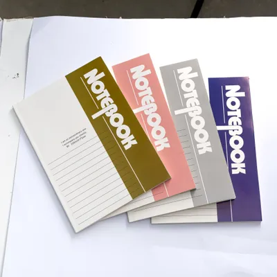 A5 soft copying classroom notebook-20 sheets 1 notebook-random color-nude