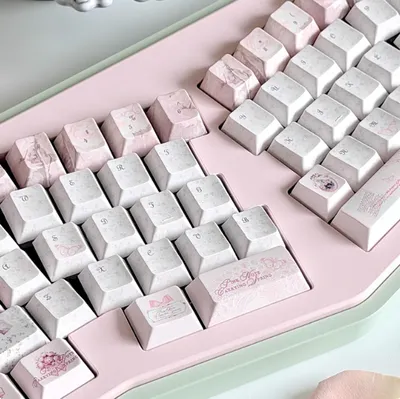 Rose Old Story Keyboard Keycaps Original Factory-made