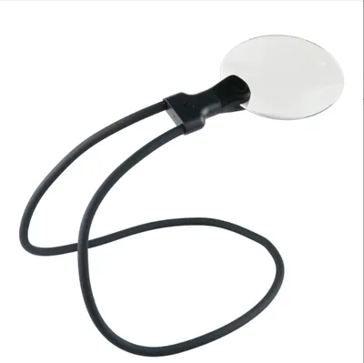 Desktop 3X magnifying glass-black-1 pack