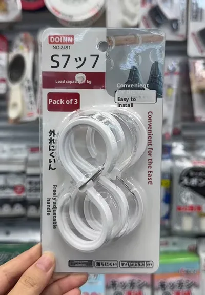 S-shaped lock hook-large 9*3.5cm-3 pcs