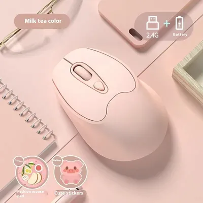 Dual-mode Bluetooth Wireless Mouse Charging Mute Office Game Applicable To Mobile Phones And Tablets