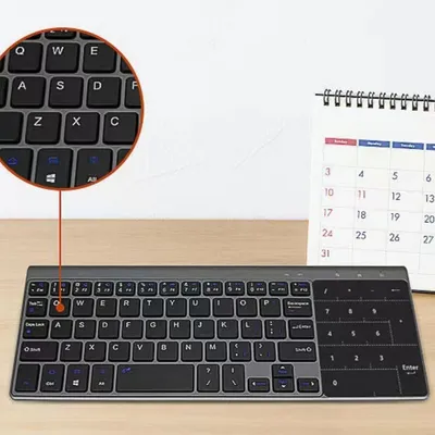 Mini 2 4gusb Bluetooth Wireless With Touch Pad Digital Keyboard Mouse Lightweight Applicable Tablet Portable