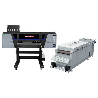 Used-KINGJET KJ-605 - 5 4 Head 60cm 24inch Industrial DTF Printer Direct-To-Film DTF Heat Transfer Printer