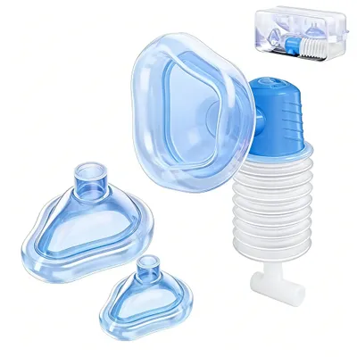 Manual Airway Obstruction First Aid Device - Emergency Choking Rescue Suction Tool For Adults & Kids
