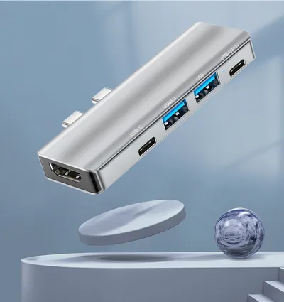 Multiport USB-C Hub Type C To USB 3.0 4K Adapter For Macbook Pro  Air USA