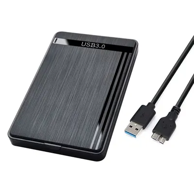 External Hard Drive Enclosure HDD External Case 2.5-inch USB 3.0 Micro-B 5 Gbps SATA SSD External Case