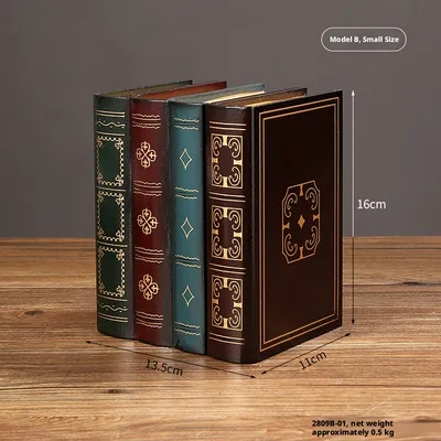 Retro fake book ornaments-B model small-1 piece