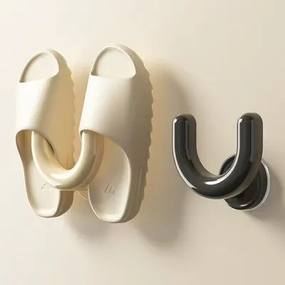 U-shaped slipper holder-yellow-PP+TPU-1 piece