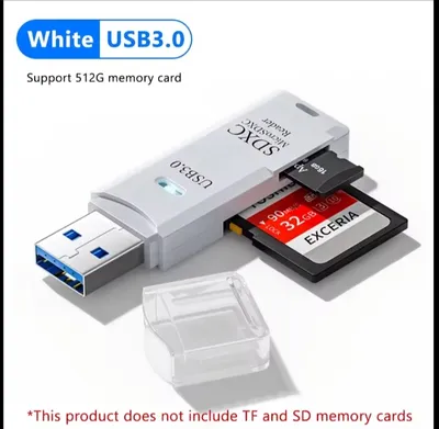 USB3.0 Micro SD Card Reader, 5Gbps 2-in-1 SD Card Reader To USB Adapter, Micro SDHC And UHS-I Cards