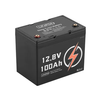 12V 100Ah Deep Cycle LiFePO4 Battery BMS Lithium Iron Phosphate Battery For RV