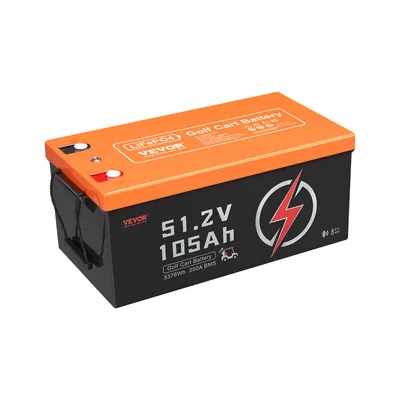 48V 105Ah Golf Cart Lithium Battery With LCD Monitor And 4000+ Cycles