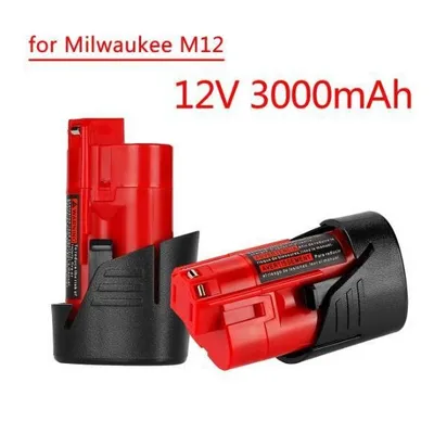 M12 Cordless Power Tool Battery Lithium-ion Pack