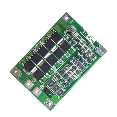 3S 40A BMS Lithium Battery Protection Board Enhanced Balance