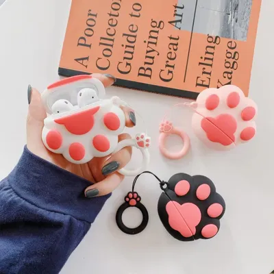 Cat's Paw Silicone Headset Protective Sleeve Cute