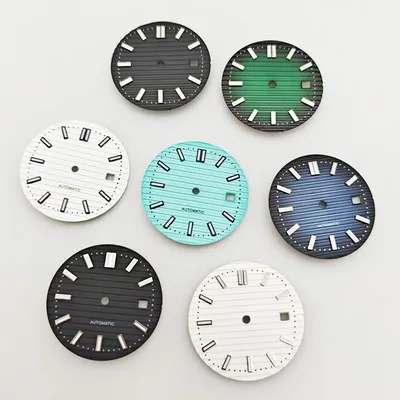 30 5mm Solar Stripe Nail Green Luminous Watch Dial Plate
