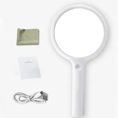 3-Speed Adjustable USB-Charging 20-LED Reading Magnifier