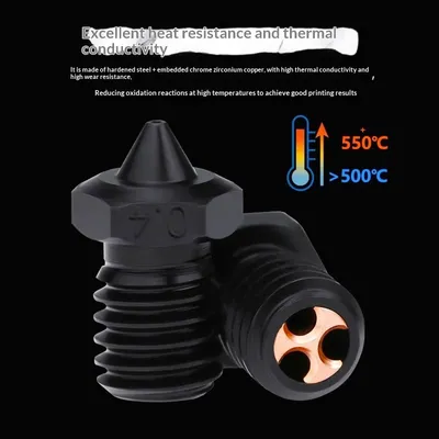 Hardened Steel Nozzle For 3D Printers