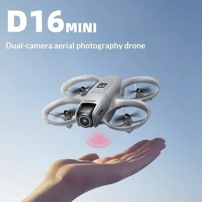 D16 Mini Drone Aerial Photography Dual-Camera Obstacle-Avoidance Racing Drone