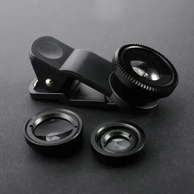 Wide-angle Macro And Fisheye Three-in-one External Camera For Smartphones