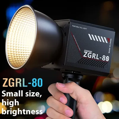 80W Handheld External Shot COB High Power Fill Light