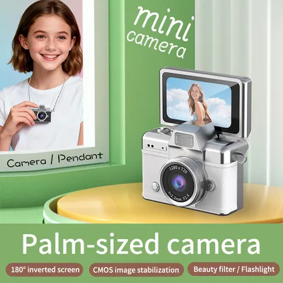 Thumb-flipping Screen Mini Student Party Campus Digital Retro Ccd High-definition Portable Small