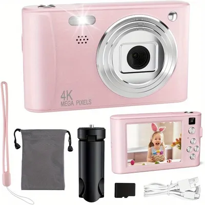 Kids Digital Camera Birthday Gifts With 32GB SD C