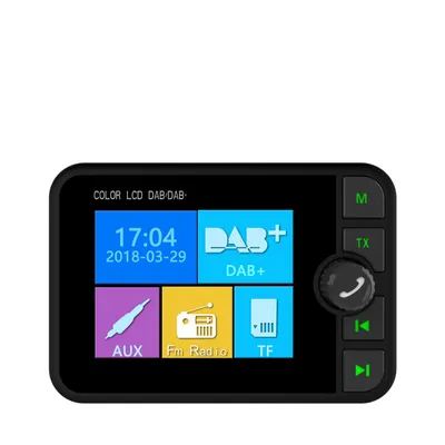 European Station Popular Color Screen Car DAB Digital Receiver Bluetooth MP3 Multifunctional Suitable