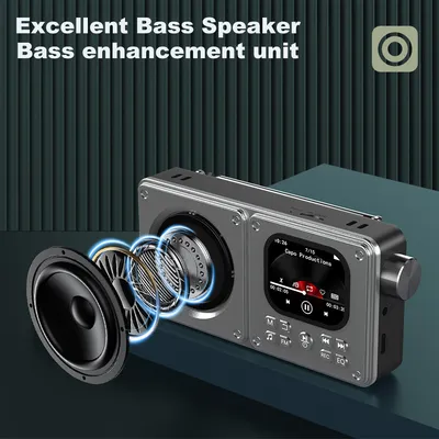 Professional MP3MP4 Radio Bluetooth Speaker Portable Multimedia Player