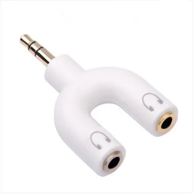 3.5mm audio adapter mobile phone headset splitter