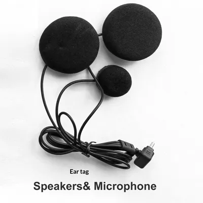 Two-in-one Microphone For Helmet Bluetooth Headsets