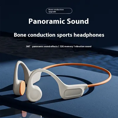 32G Memory Non In-ear Motion Bluetooth Headset For Bone Conduction