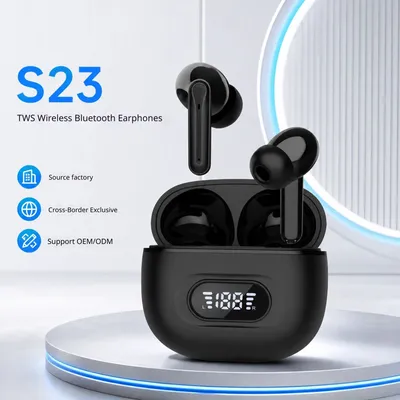 Stereo Noise-canceling Digital Display Headphones