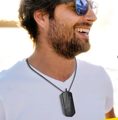 Air purifier necklace