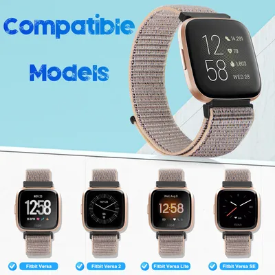 Applicable To Versa2 Nylon Loop Sense2 Velcro Durable Watch Band